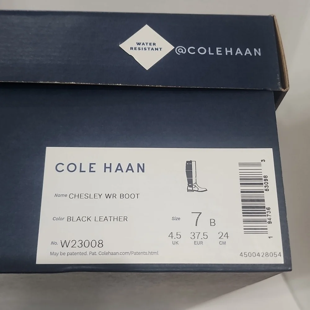 Cole Haan Chesley Leather Knee-High Boots size 7